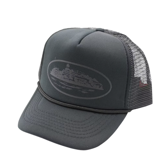 Corteiz Alcatraz Trucker Hat - Triple Black