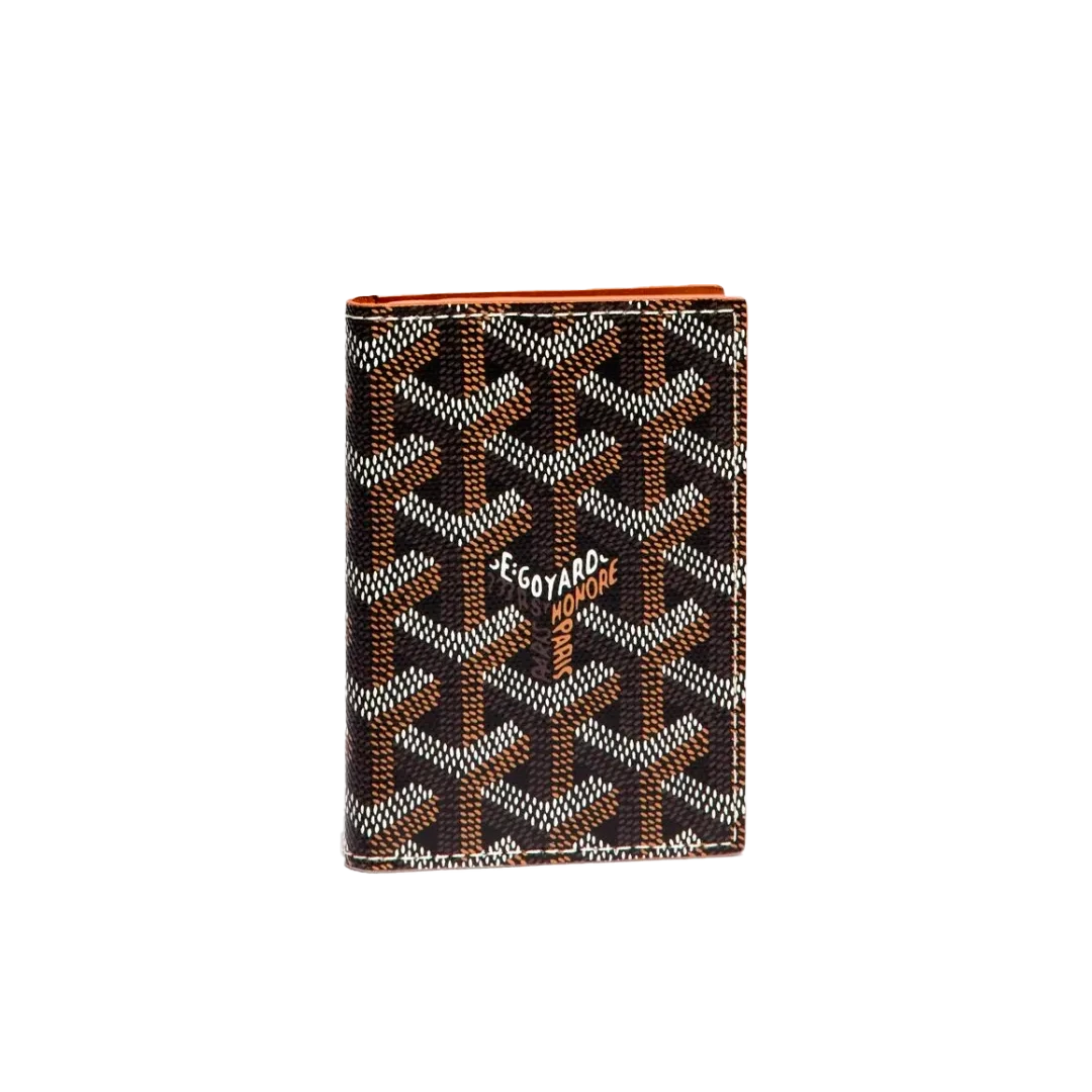 Saint-Marc Card Wallet - Black and tan