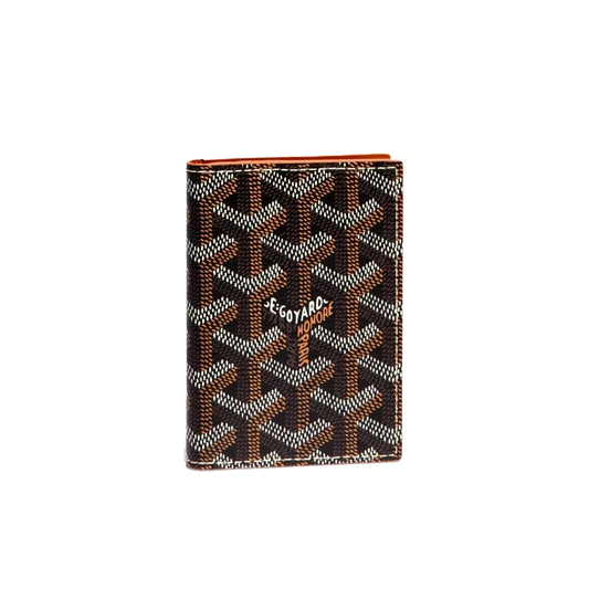 Saint-Marc Card Wallet - Black and tan