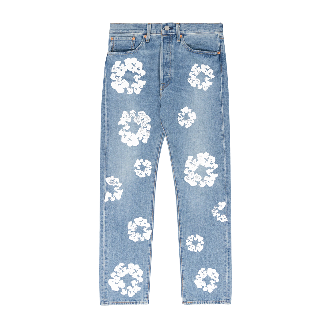 Denim Tears - The Cotton Wreath Jean Light Wash