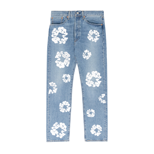 Denim Tears - The Cotton Wreath Jean Light Wash