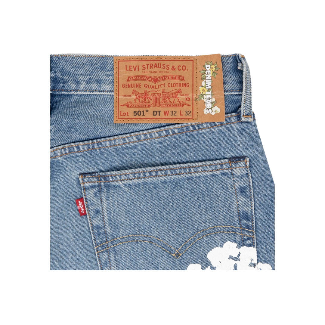 Denim Tears - The Cotton Wreath Jean Light Wash