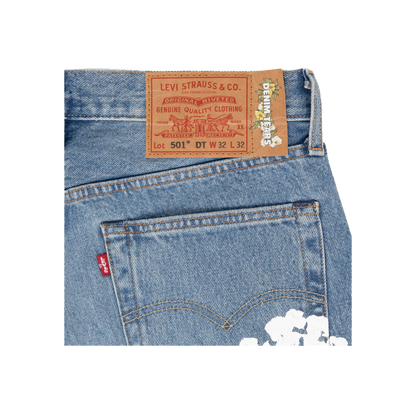 Denim Tears - The Cotton Wreath Jean Light Wash